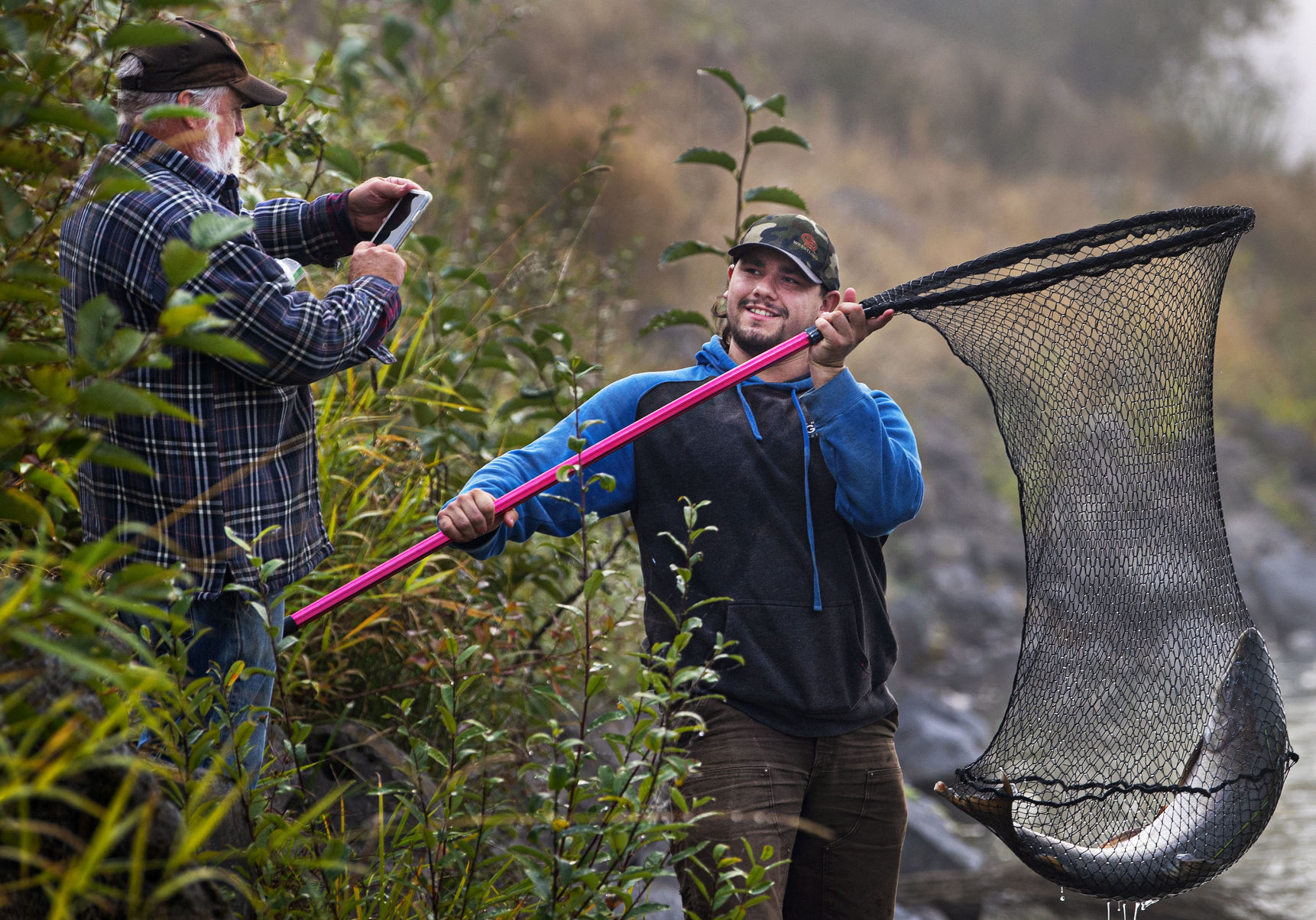 King salmon catch
